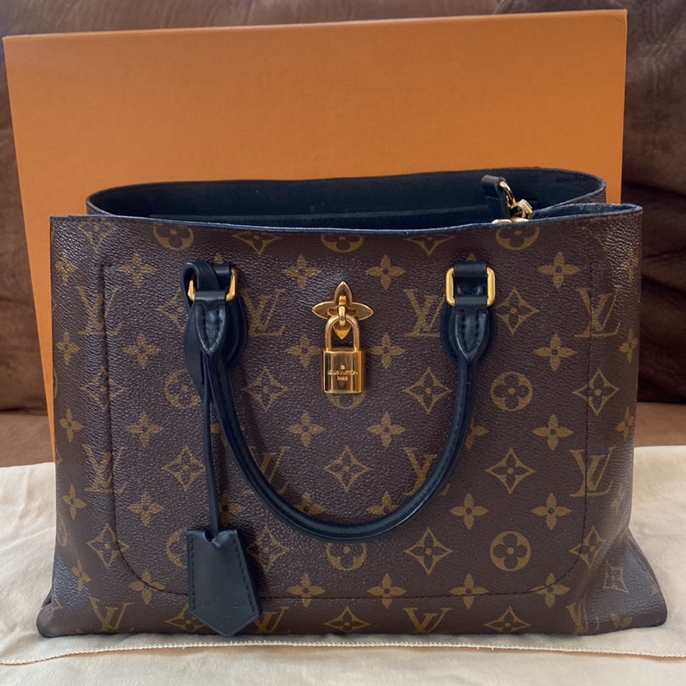 Louis Vuitton flower tote bag